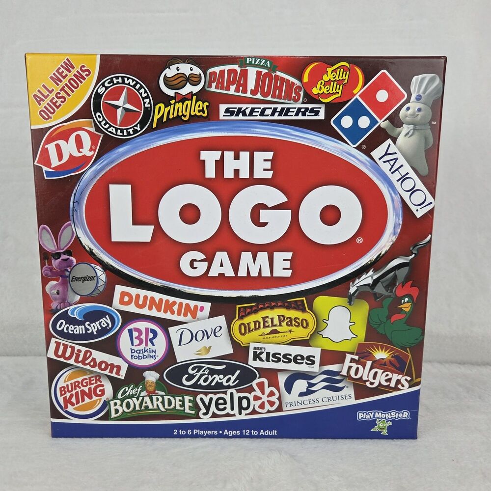 The Logo‎ Game 2019 Trivia Board Game PlayMonster READ
